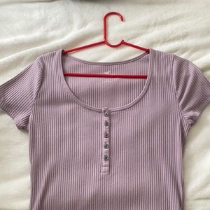 Light Purple Hollister Bodysuit